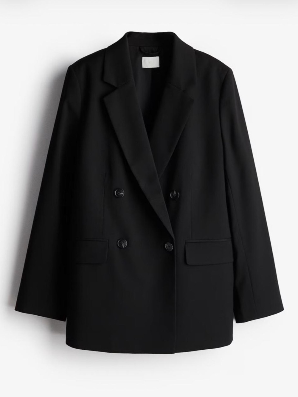 H&M Double-Breasted Black Blazer